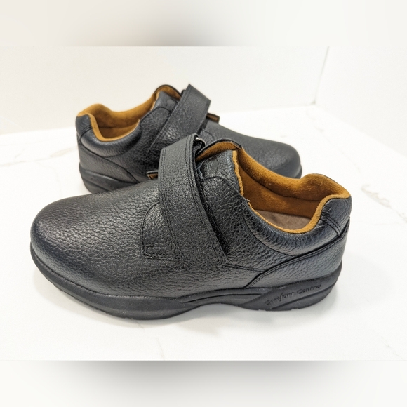Dr. Comfort William-X Double Depth leather orthopedic diabetic black shoes 8.5W - Picture 2 of 9